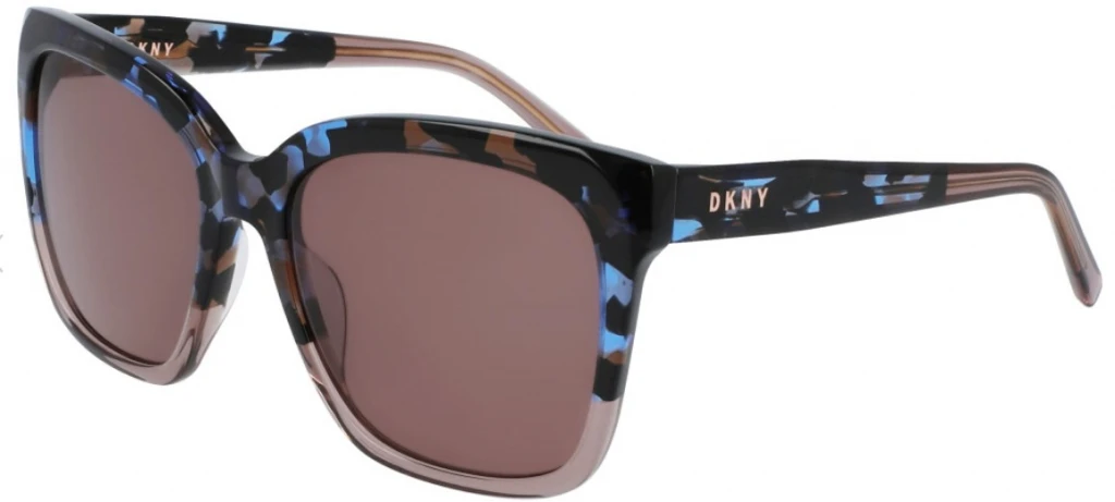 Женские солнцезащитные очки DKNY 534S CRYSTAL MINK/BLUE/BK TOR оригинальный размер фото 1
