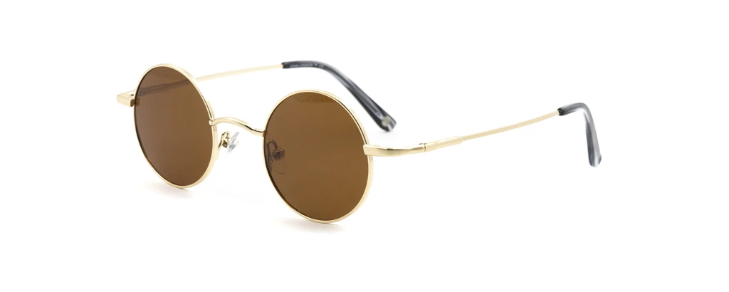 Унисекс солнцезащитные очки JOHN LENNON WALRUS MATT GOLD/BROWN оригинальный размер фото 1
