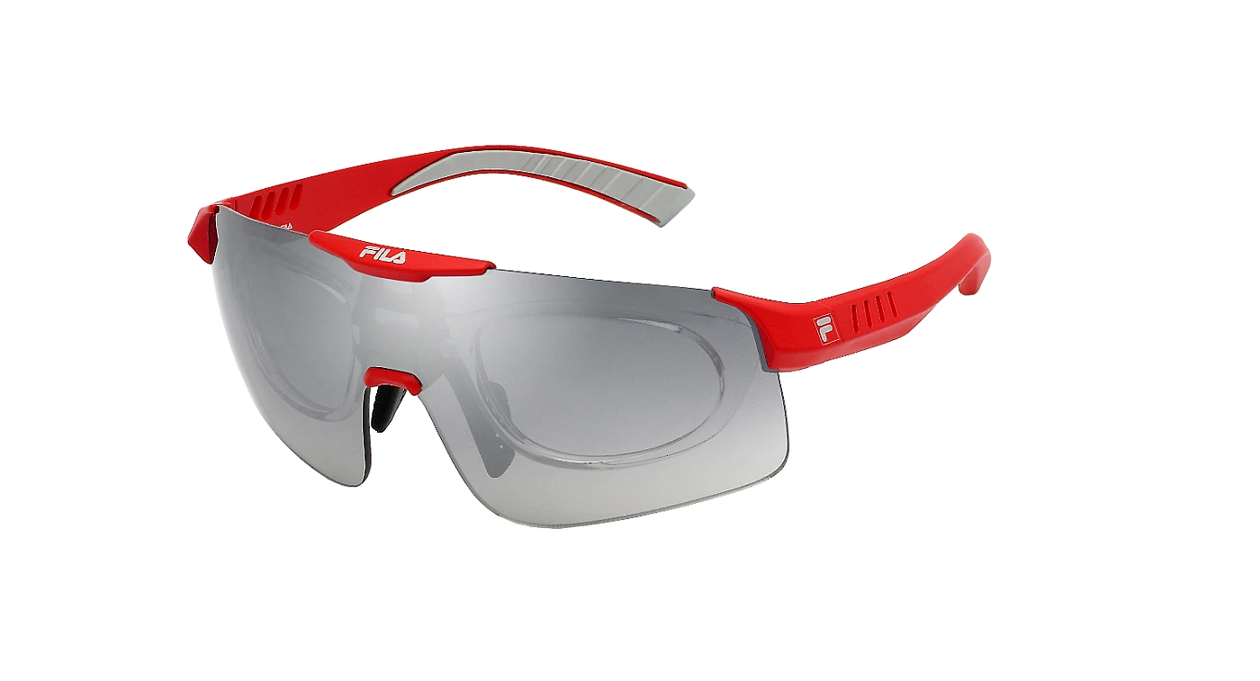 Солнцезащитные очки FILA I127 MATT FULL RED фото 1