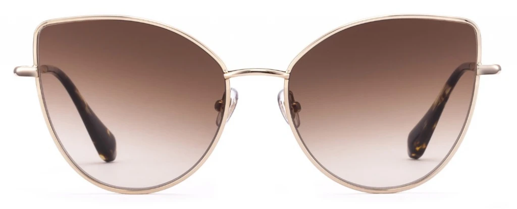 Женские солнцезащитные очки GIGIBARCELONA BUTTERFLY Sh.Gold оригинальный размер фото 1