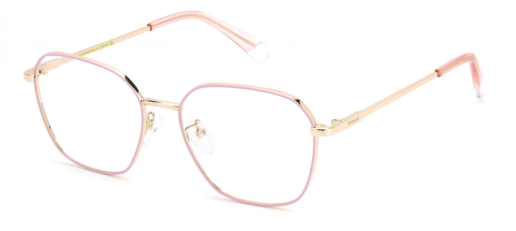 Оправа для очков для зрения Polaroid D437/G PINK GOLD оригинальный размер фото 1