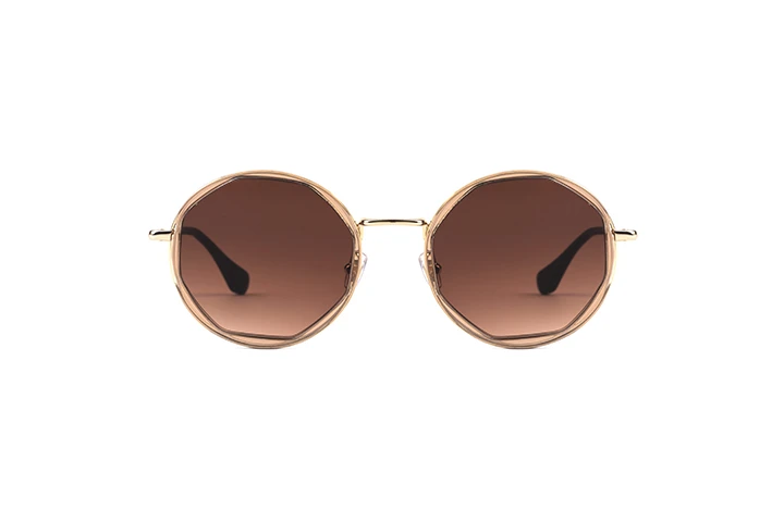 Женские солнцезащитные очки GIGIBARCELONA ALBA GOLD & BROWN оригинальный размер фото 1