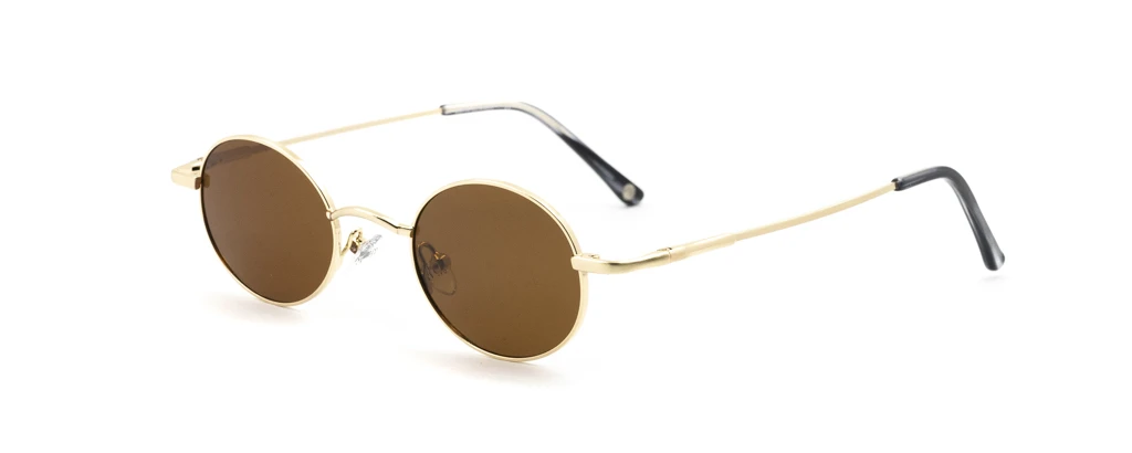 Унисекс солнцезащитные очки JOHN LENNON 214 MATT GOLD/BROWN оригинальный размер фото 1