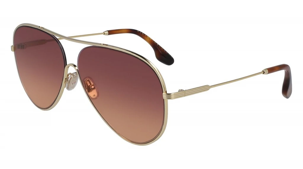 Солнцезащитные очки VICTORIA BECKHAM 133S GOLD/WINE ORANGE оригинальный размер фото 1
