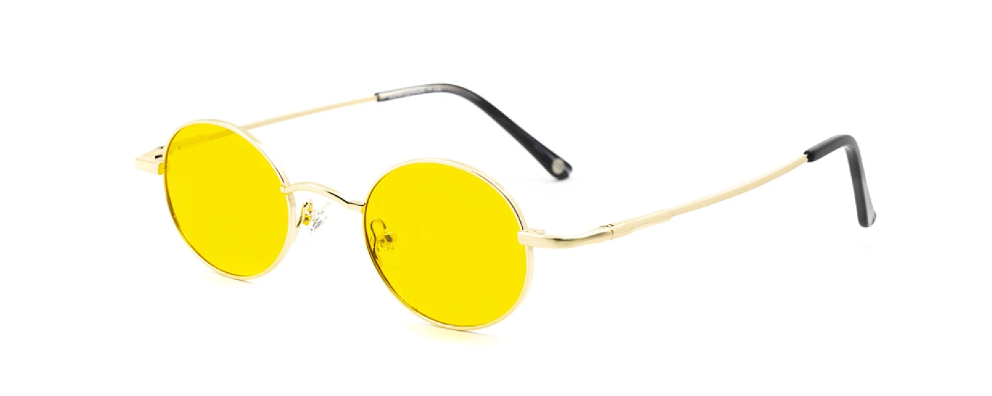 Унисекс солнцезащитные очки JOHN LENNON 214 MATT GOLD/YELLOW фото 1