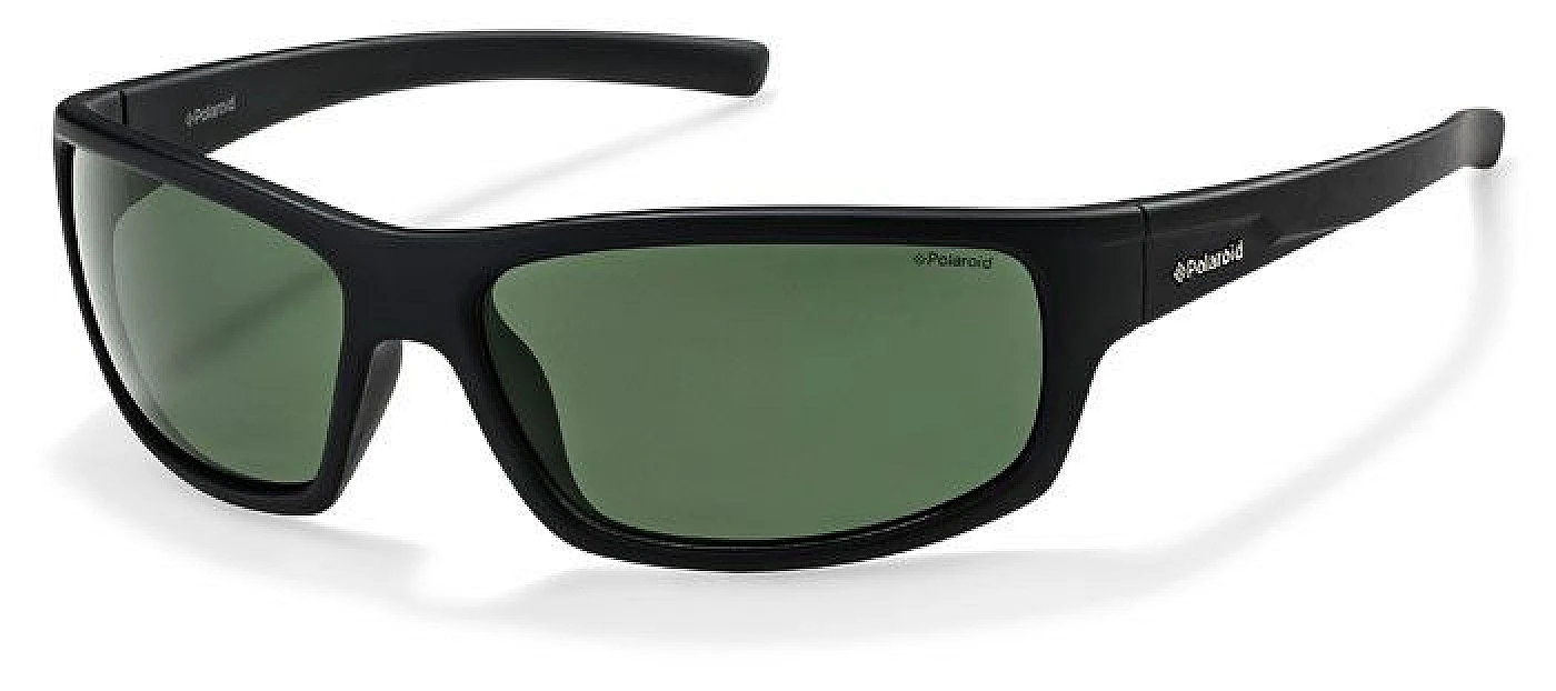 Мужские солнцезащитные очки Polaroid P8411 BLACK/GREEN фото 1