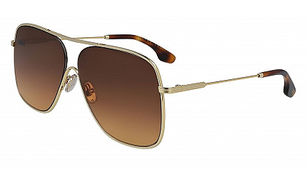 VICTORIA BECKHAM 132S GOLD/BROWN ORAN