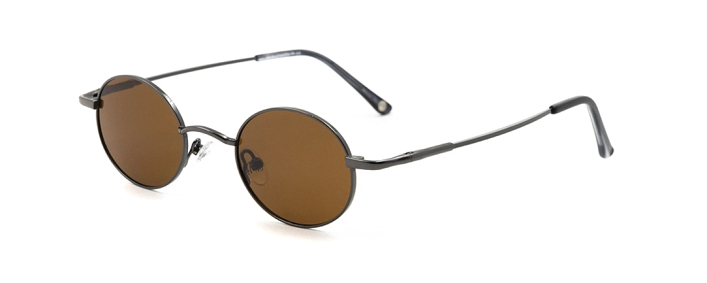 Унисекс солнцезащитные очки JOHN LENNON 214 MATT GUN/BROWN фото 1