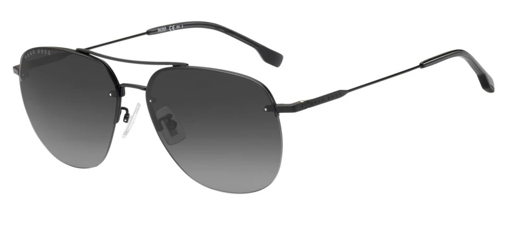 Мужские солнцезащитные очки Hugo Boss 1286/F/SK MTT BLACK оригинальный размер фото 1