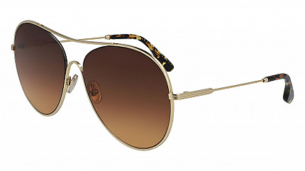 VICTORIA BECKHAM 131S GOLD/BROWN ORANGE