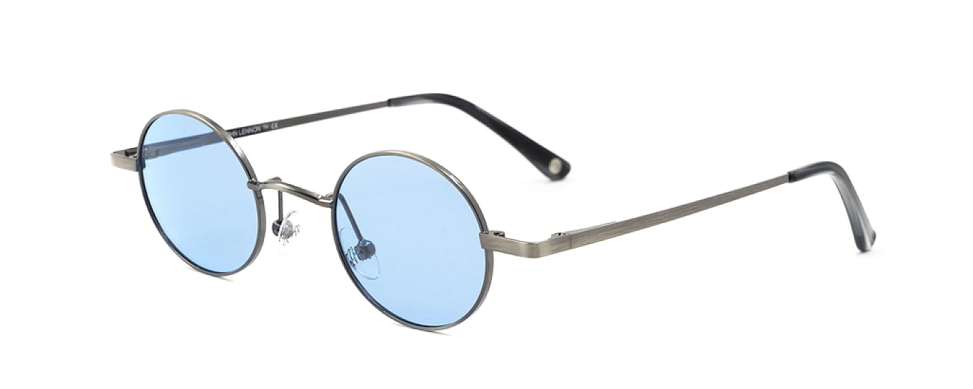 Унисекс очки JOHN LENNON 260 ANTIQUE SILVER/BLUE фото 1