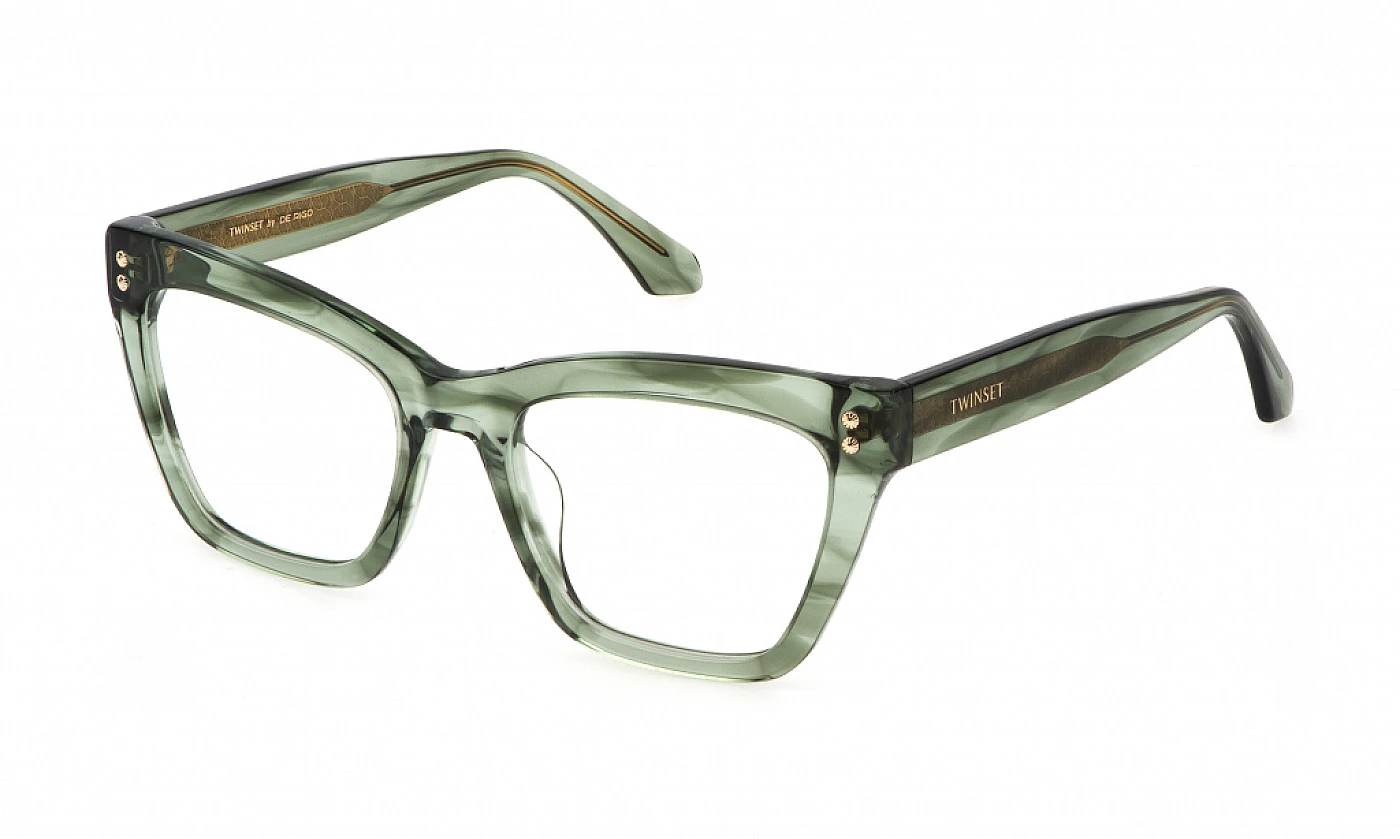 Оправа для очков для зрения TWINSET W013V TRASP.STRIPED GREEN фото 1