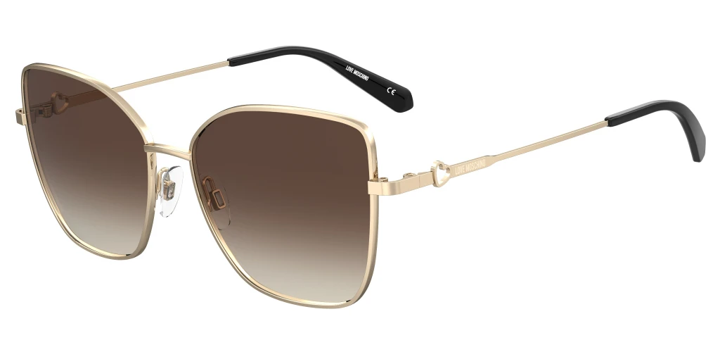 Солнцезащитные очки MOSCHINO LOVE 056/S ROSE GOLD оригинальный размер фото 1