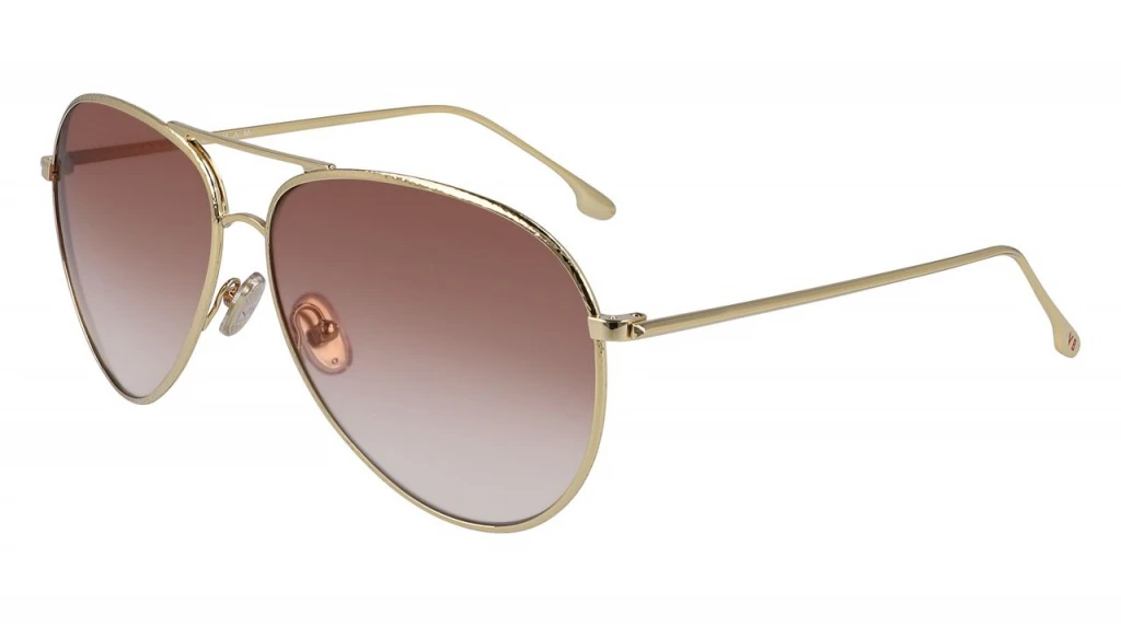 Солнцезащитные очки VICTORIA BECKHAM 203S GOLD/BURGUNDY оригинальный размер фото 1