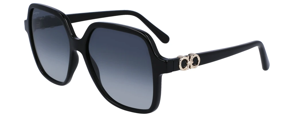 Женские солнцезащитные очки SALVATORE FERRAGAMO 1083S BLACK оригинальный размер фото 1