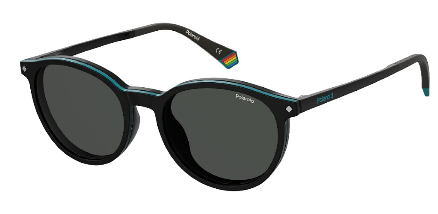 Унисекс солнцезащитные очки Polaroid 6137/CS BLACK фото 1
