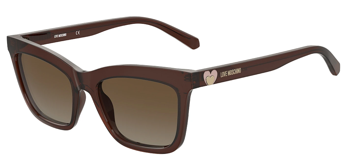 Женские солнцезащитные очки MOSCHINO LOVE 057/S BROWN фото 1