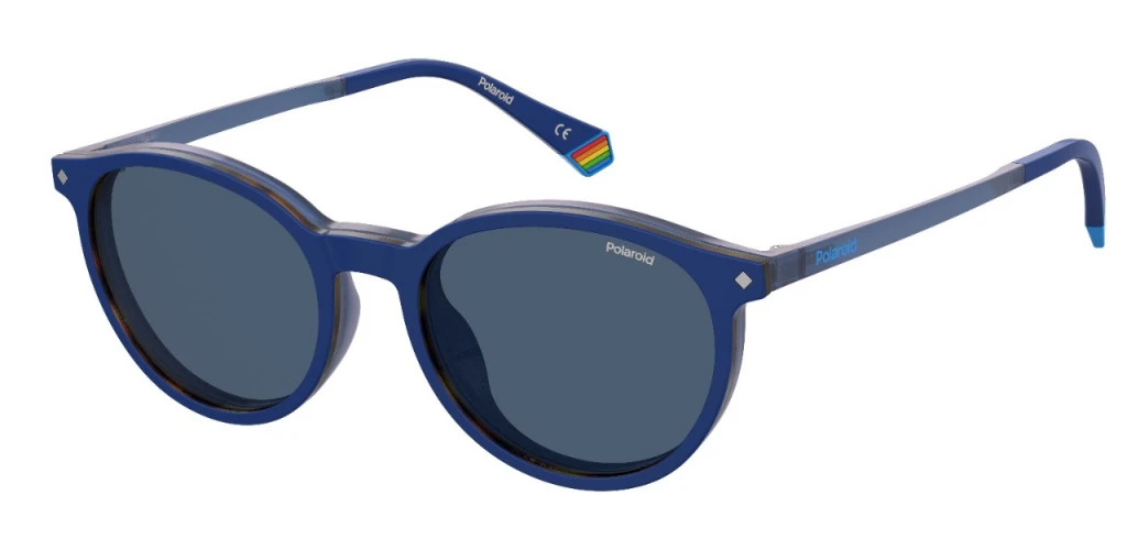 Унисекс солнцезащитные очки Polaroid 6137/CS BLUE оригинальный размер фото 1