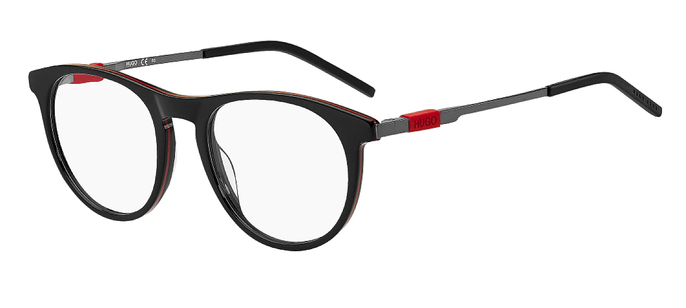 Оправа для очков для зрения HUGO 1154 BLACK RED фото 1