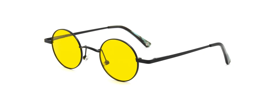Солнцезащитные очки JOHN LENNON 260 MATT BLACK/YELLOW оригинальный размер фото 1