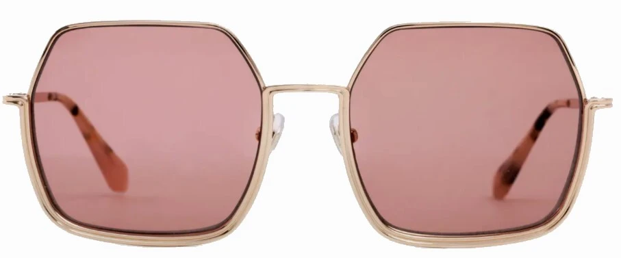 Женские солнцезащитные очки GIGIBARCELONA AMBER Pink Gold оригинальный размер фото 1