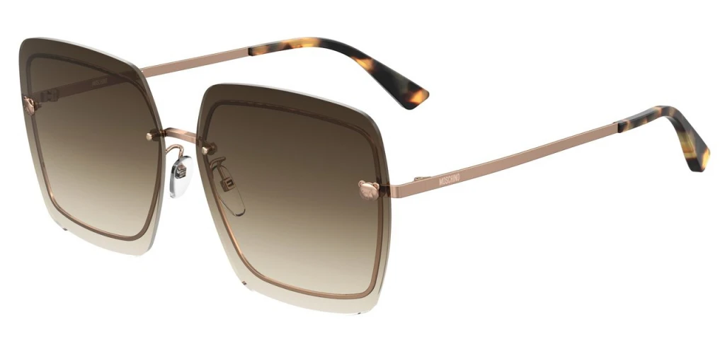 Женские солнцезащитные очки MOSCHINO S085/G/S BROWN оригинальный размер фото 1
