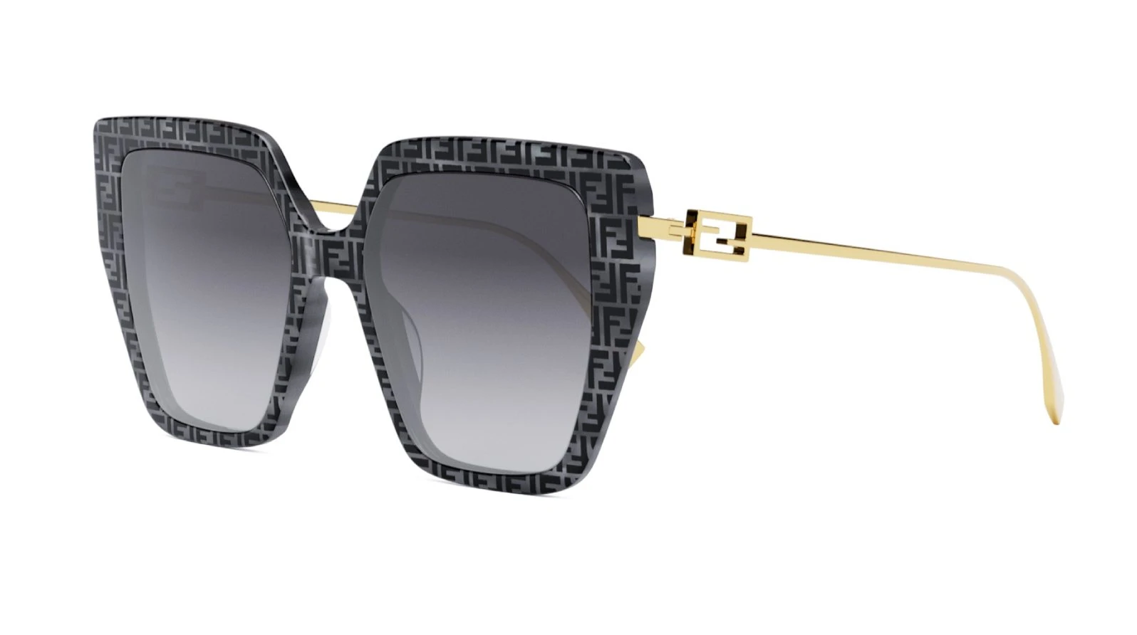 Женские солнцезащитные очки Fendi FE 40012U 55B оригинальный размер фото 1