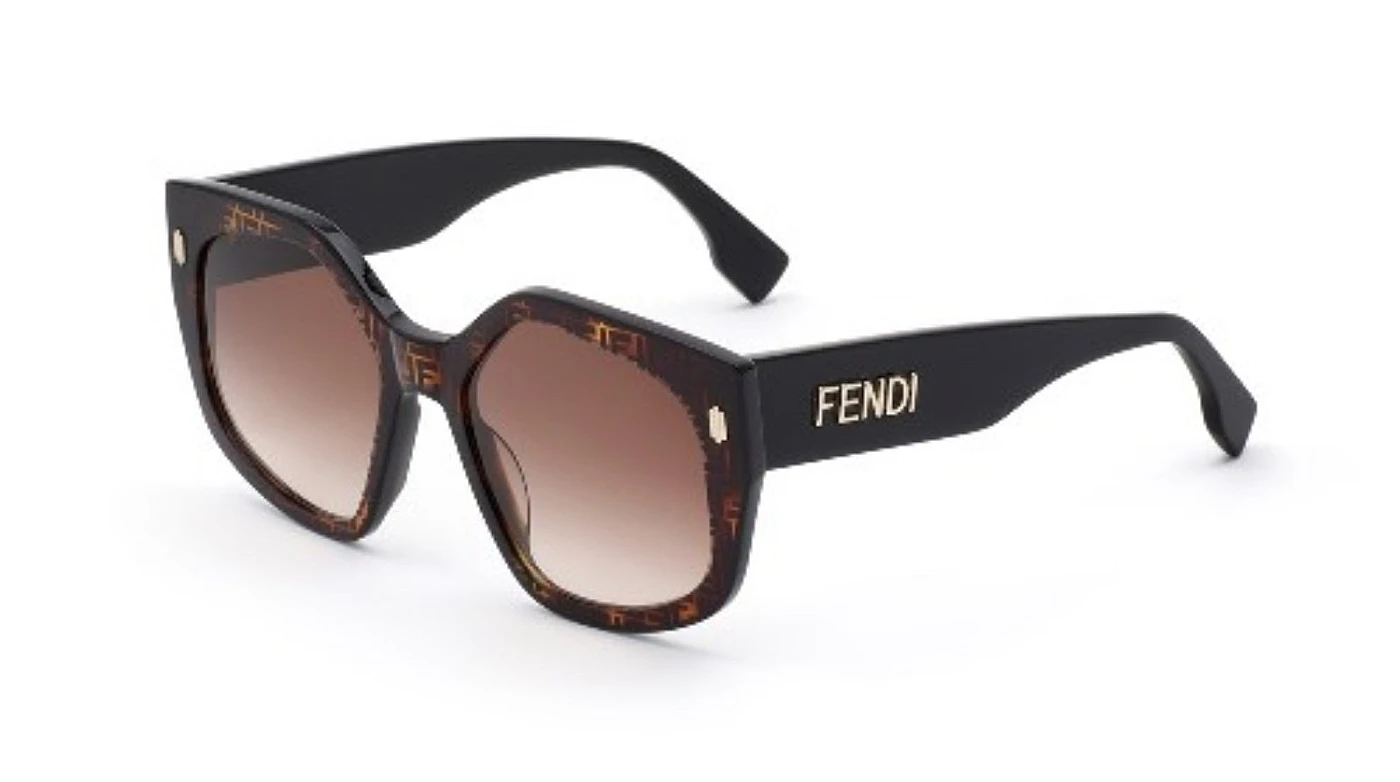 Женские солнцезащитные очки Fendi FE 40017I 55F фото 1