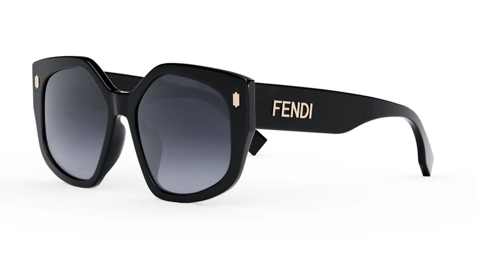 Женские солнцезащитные очки Fendi FE 40017I 01W оригинальный размер фото 1