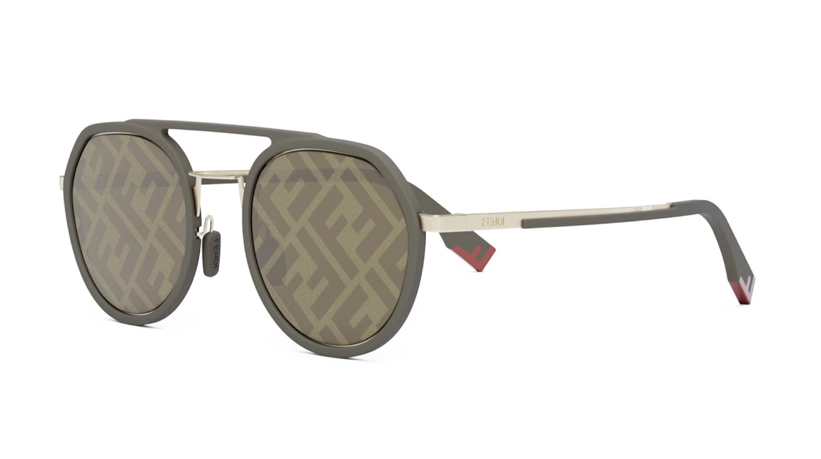 Мужские солнцезащитные очки Fendi FE 40040U 50G оригинальный размер фото 1