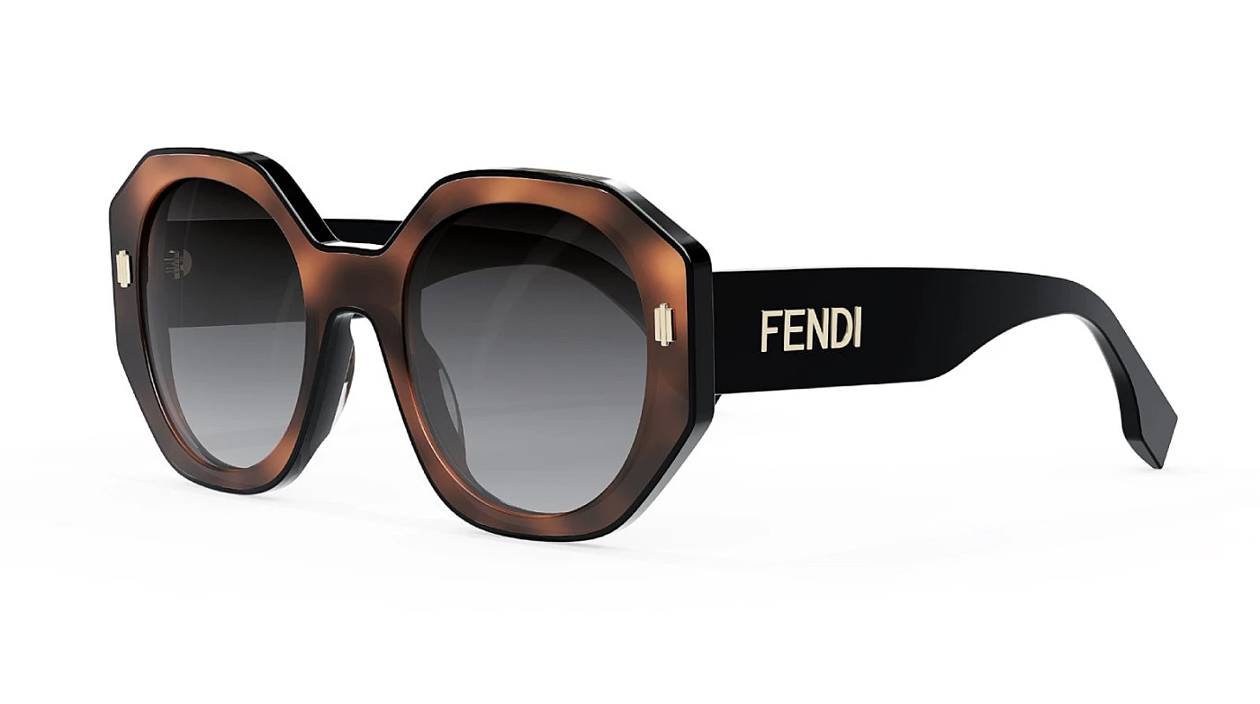 Женские солнцезащитные очки Fendi FE 40045I 53B фото 1