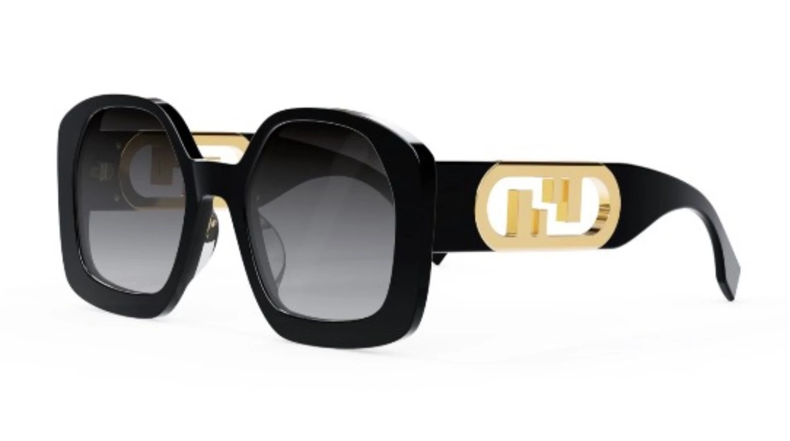 Солнцезащитные очки Fendi FE 40048U 01B оригинальный размер фото 1
