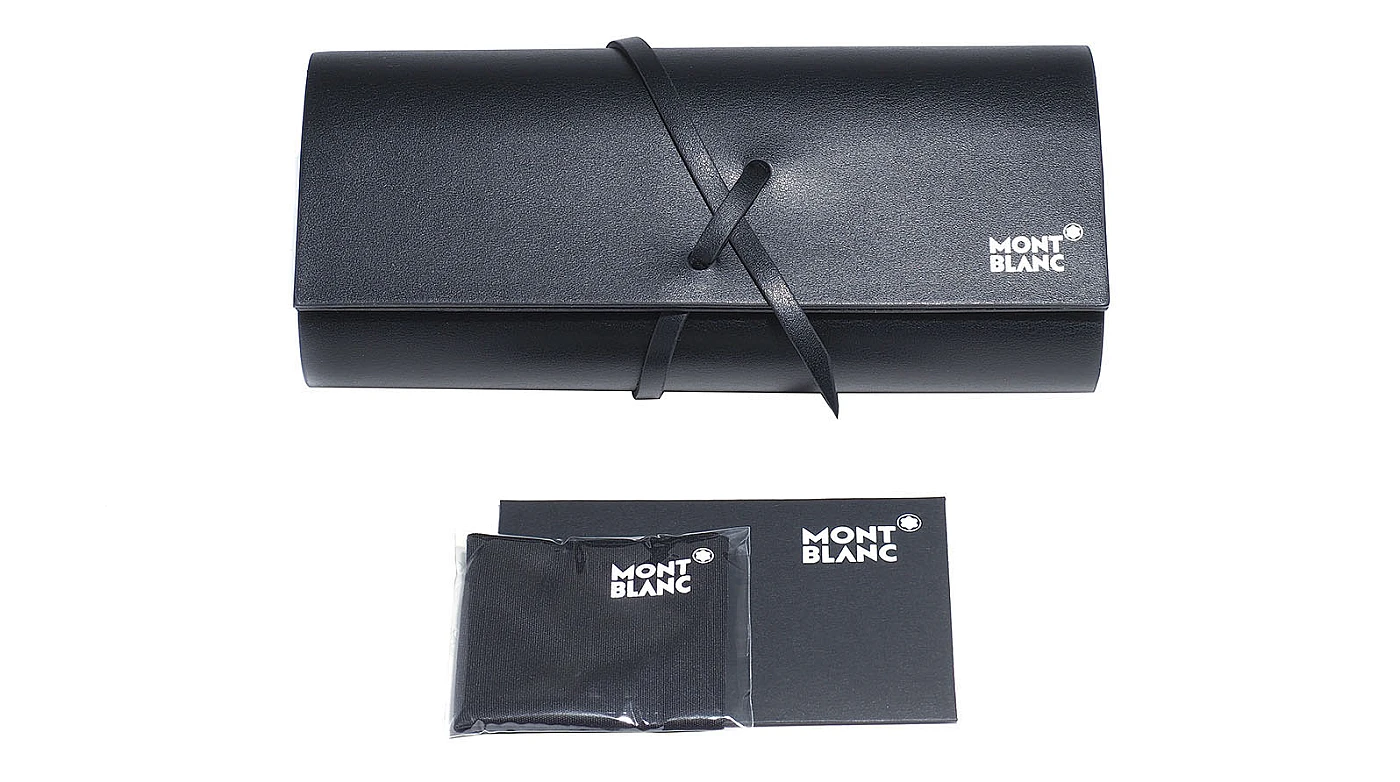 Мужские солнцезащитные очки Montblanc 0299S 001 фото 5