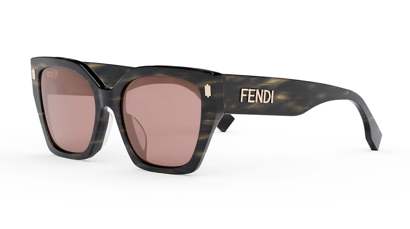 Унисекс солнцезащитные очки Fendi FE 40070I 63S фото 1