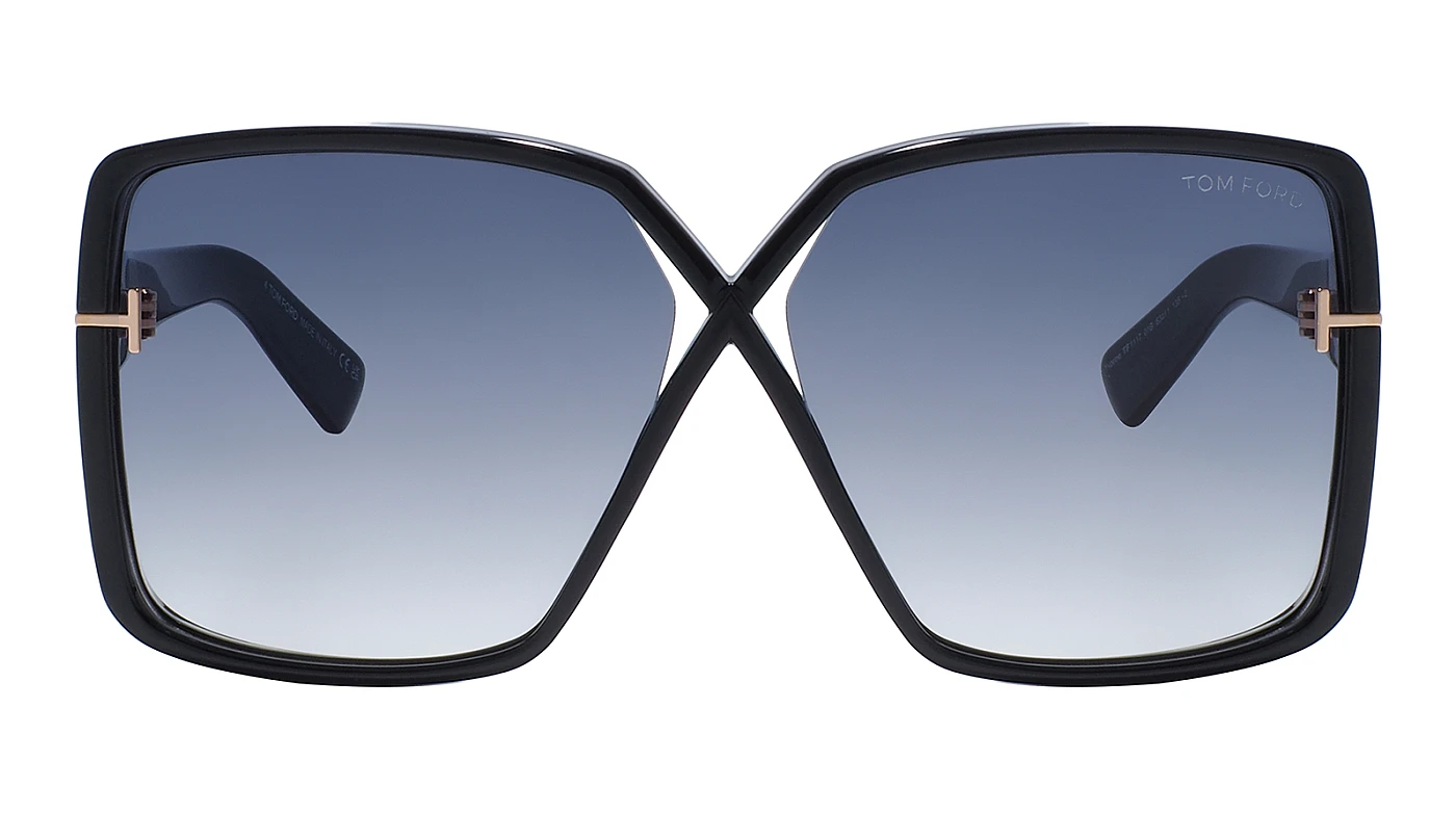 Женские солнцезащитные очки Tom Ford Yvonne 1117 01B фото 2