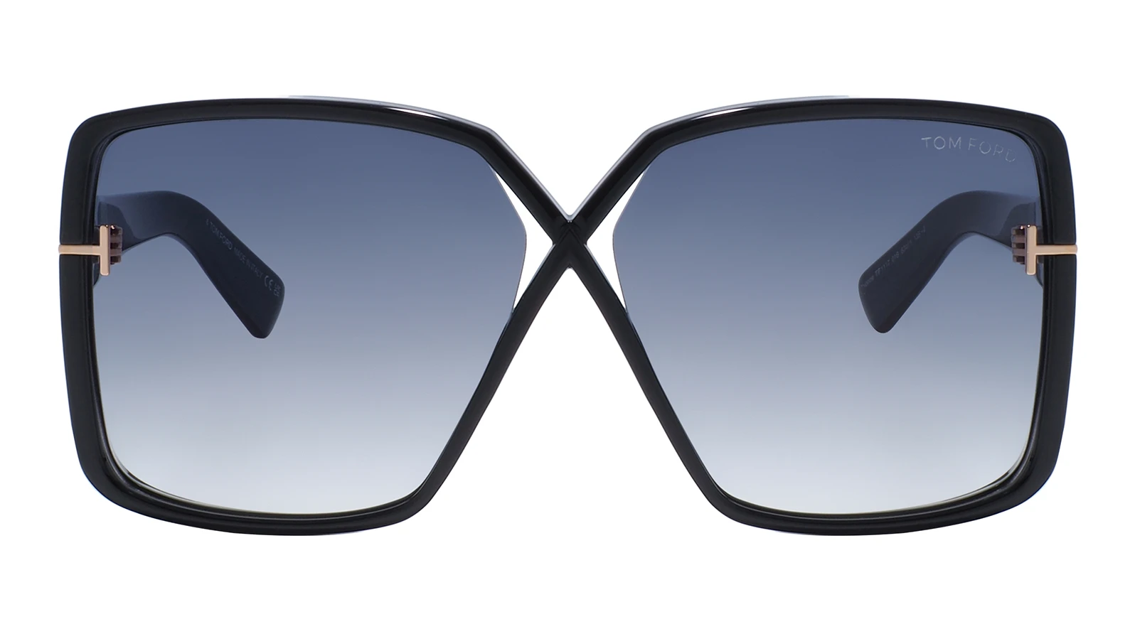 Женские солнцезащитные очки Tom Ford Yvonne 1117 01B оригинальный размер фото 2