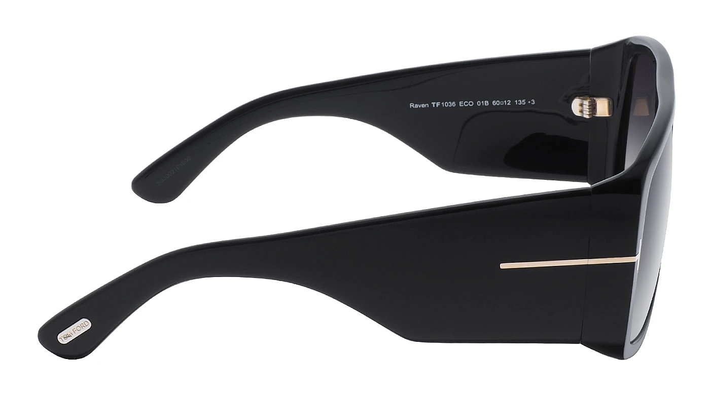 Унисекс солнцезащитные очки Tom Ford Raven 1036 01B фото 3