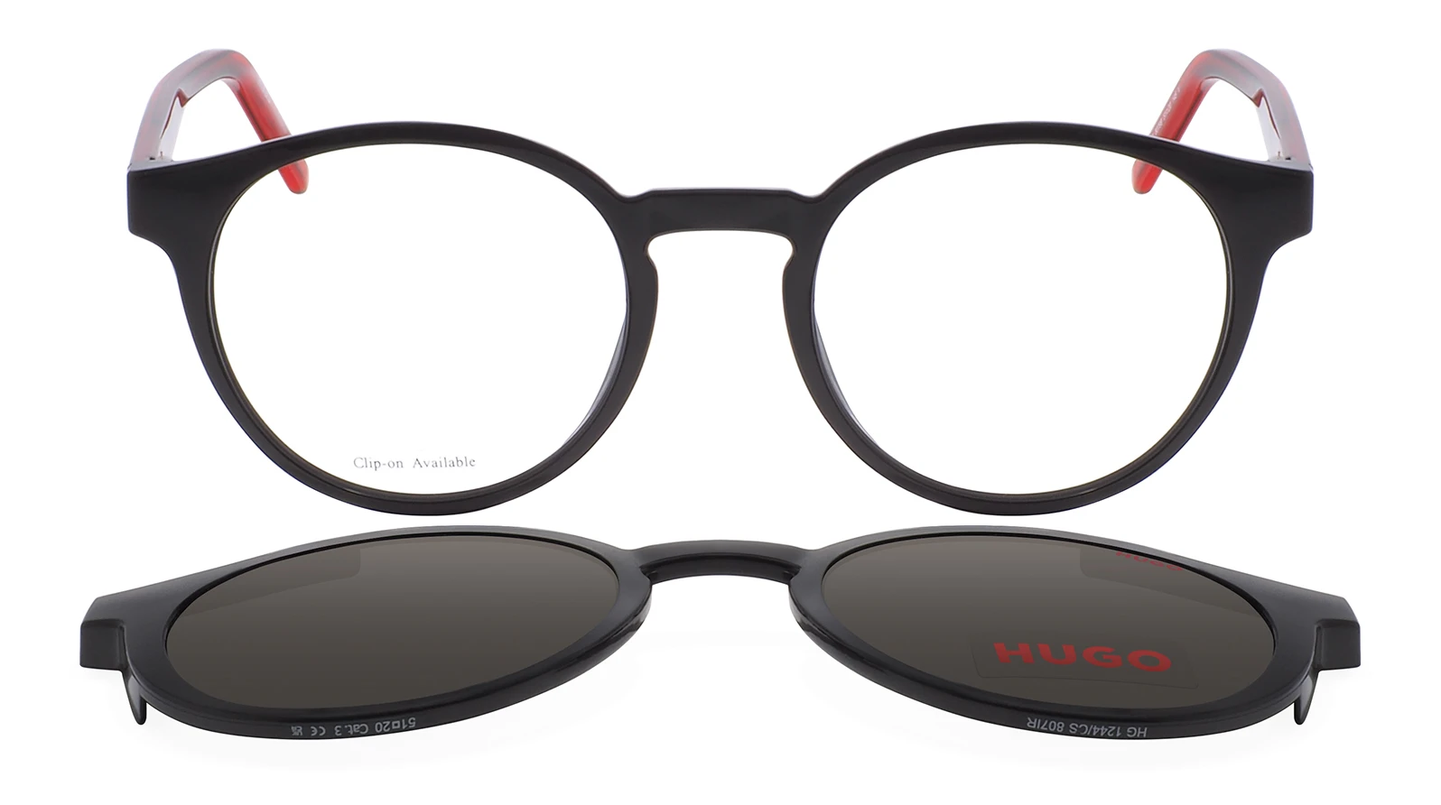 Мужские очки Hugo HG 1244/CS 807+clip оригинальный размер фото 3