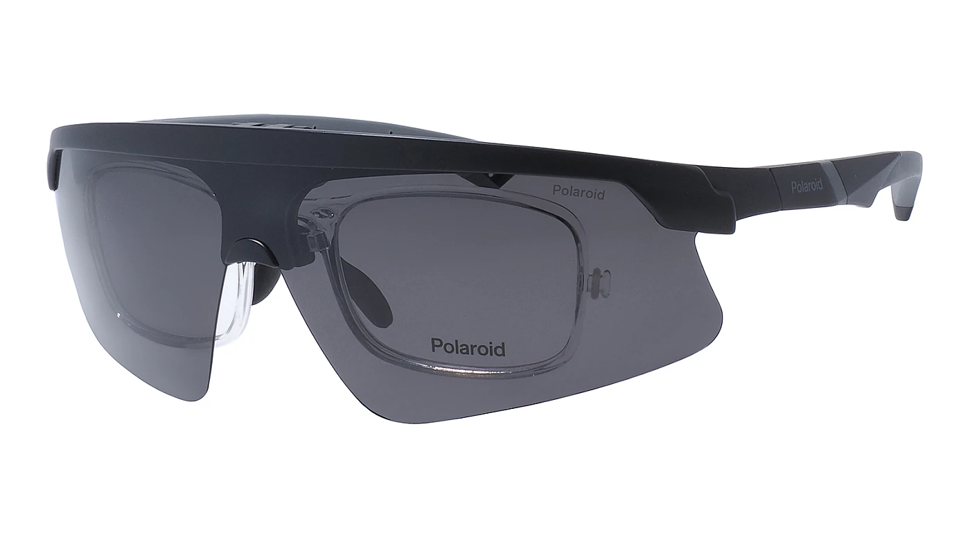 Мужские спортивные очки Polaroid 7056/CI/S O6W+clip фото 1