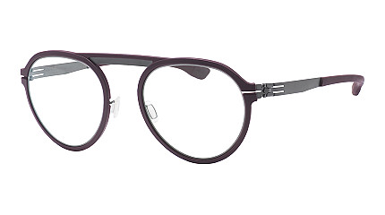 Ic! Berlin IB-The Sidekick :Graphite-Burgundy :RX-Clear :Rubber
