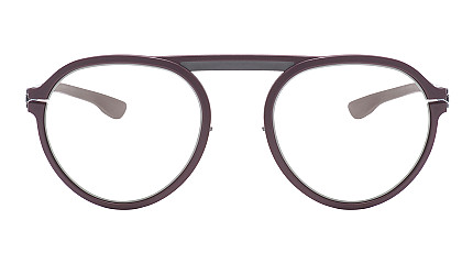 Ic! Berlin IB-The Sidekick :Graphite-Burgundy :RX-Clear :Rubber