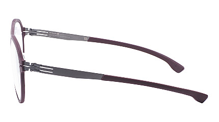 Ic! Berlin IB-The Sidekick :Graphite-Burgundy :RX-Clear :Rubber