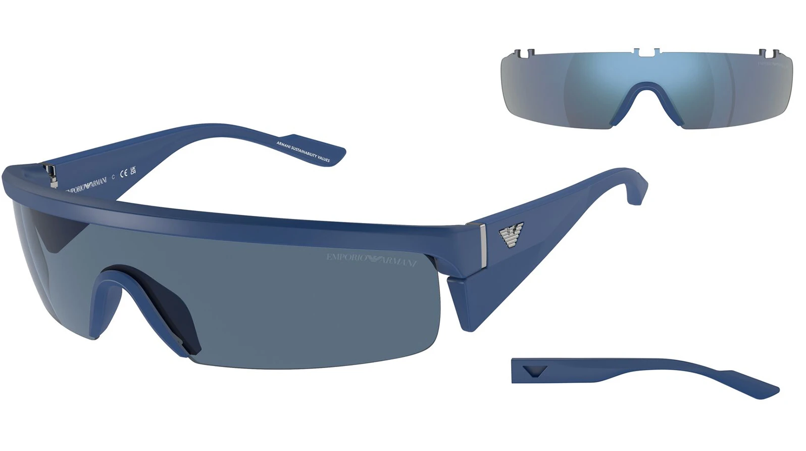 Мужские солнцезащитные очки Emporio Armani 4204U 601380 оригинальный размер фото 6
