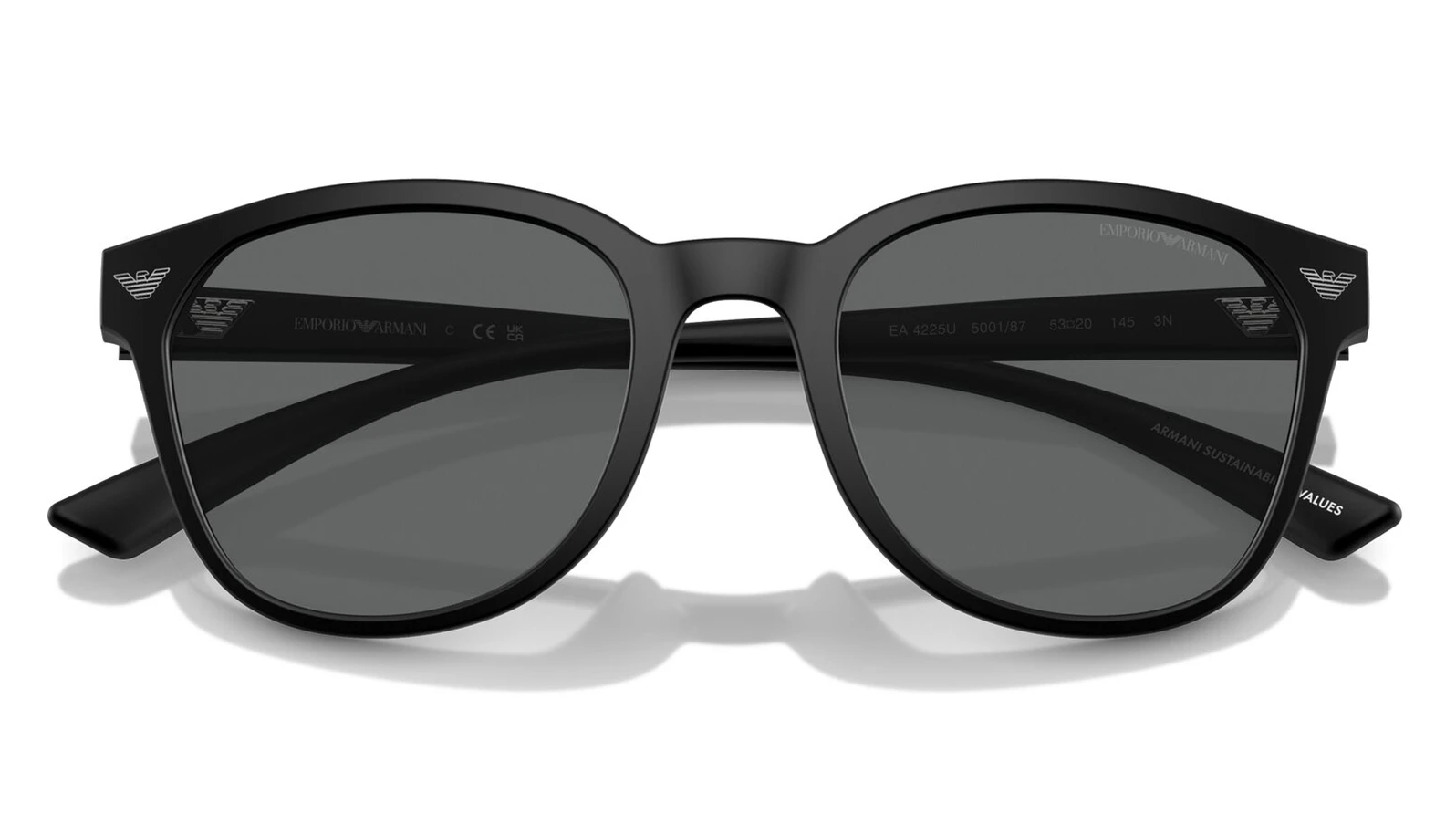 Мужские солнцезащитные очки Emporio Armani 4225U 500187 оригинальный размер фото 4