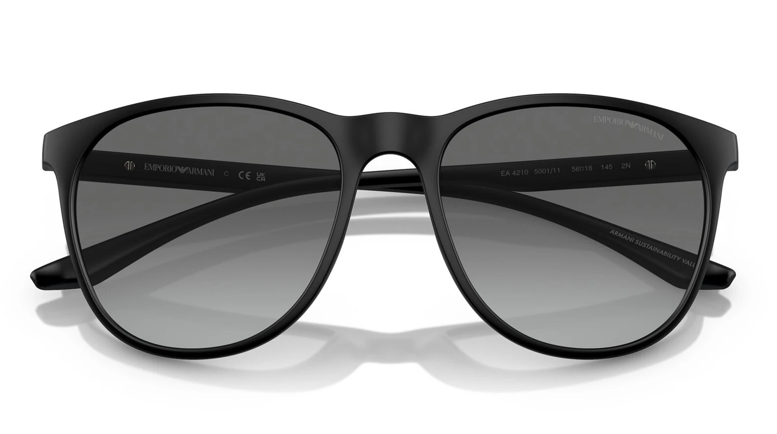 Мужские солнцезащитные очки Emporio Armani 4210 500111 оригинальный размер фото 4