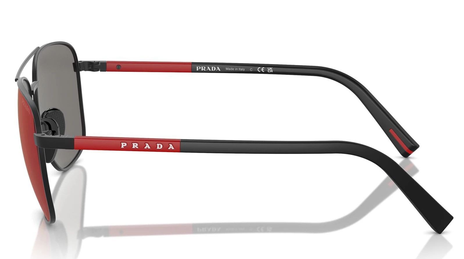 Мужские солнцезащитные очки Prada Linea Rossa 54ZS DG008F оригинальный размер фото 3