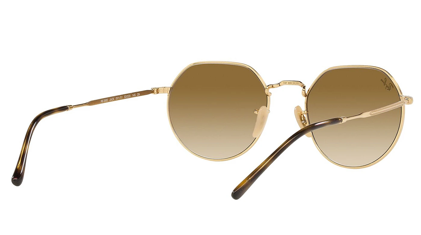 Мужские солнцезащитные очки Ray-Ban Jack RB 3565 001/51 фото 3