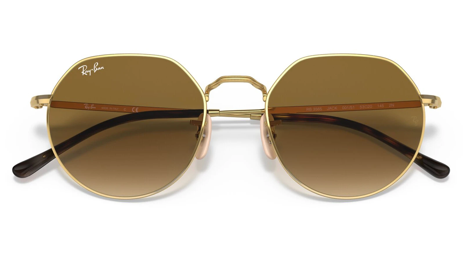 Мужские солнцезащитные очки Ray-Ban Jack RB 3565 001/51 оригинальный размер фото 5