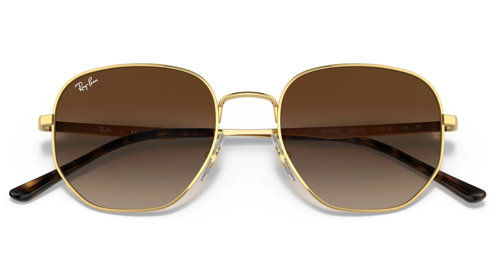Мужские солнцезащитные очки Ray-Ban Arista RB 3682 001/13 оригинальный размер фото 5
