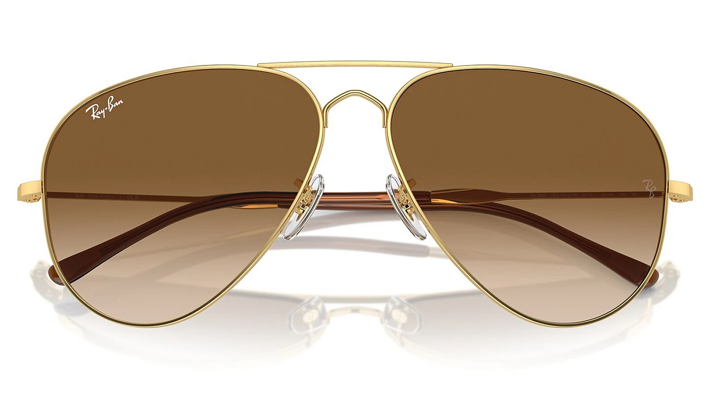 Мужские солнцезащитные очки Ray-Ban Old Aviator RB 3825 001/51 фото 4